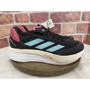 $200 Women's 8.5 - ADIDAS Adizero Boston 10 Black White Running Shoes Workout